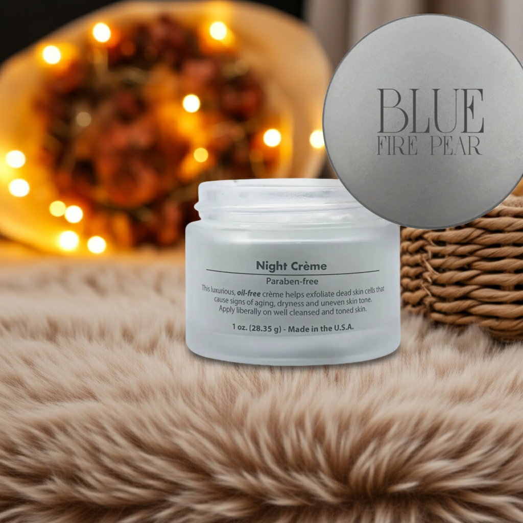 Blue Fire Night Renewal Crème — Deep Hydration & Radiant Skin by Morning - Premium Face Moisturizers from Blue Fire Pear - Just $55! Shop now at Blue Fire Pear