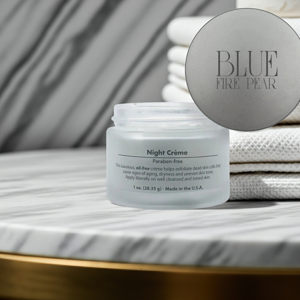 Blue Fire Night Renewal Crème — Deep Hydration & Radiant Skin by Morning - Premium Face Moisturizers from Blue Fire Pear - Just $55! Shop now at Blue Fire Pear