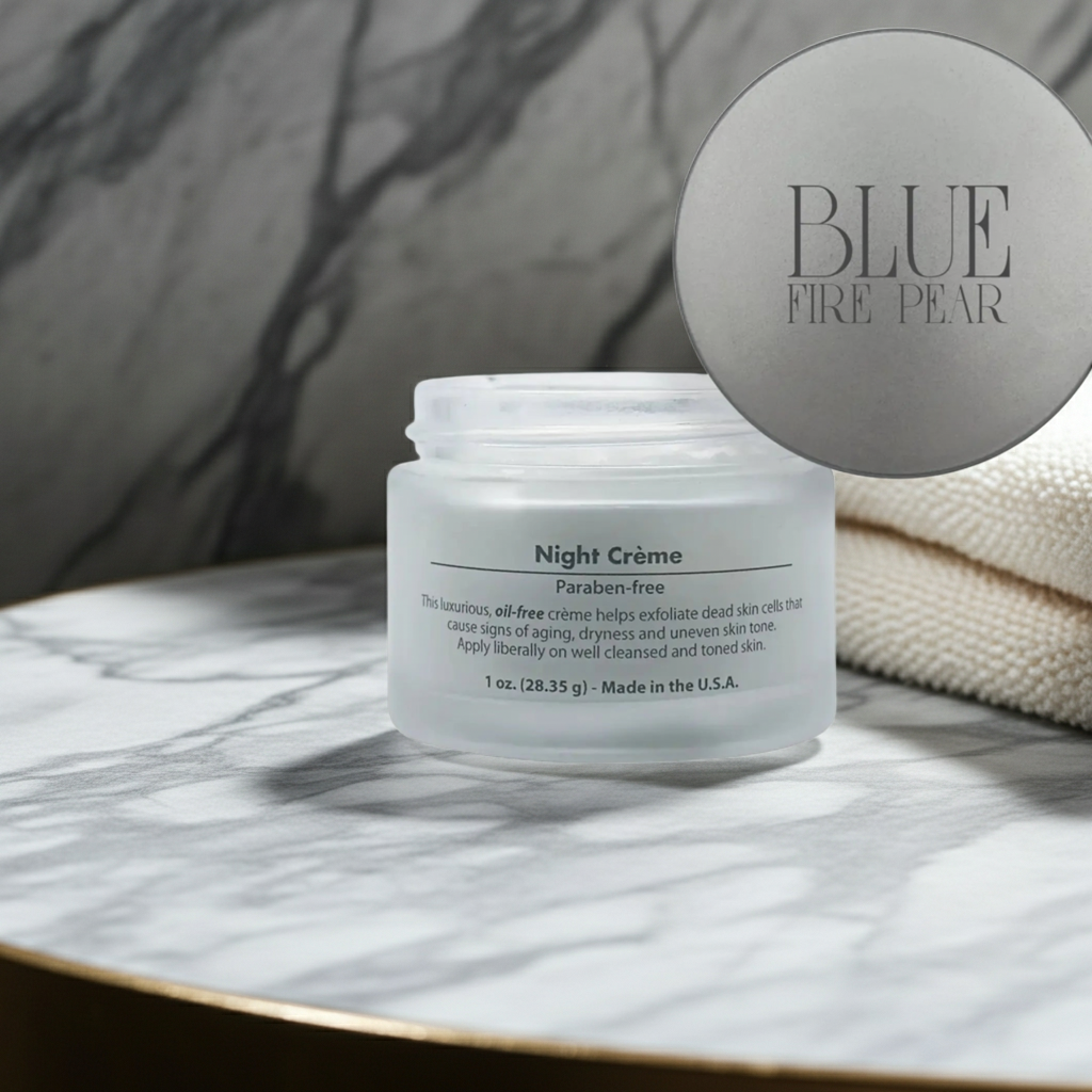 Blue Fire Night Renewal Crème — Deep Hydration & Radiant Skin by Morning - Premium Face Moisturizers from Blue Fire Pear - Just $55! Shop now at Blue Fire Pear