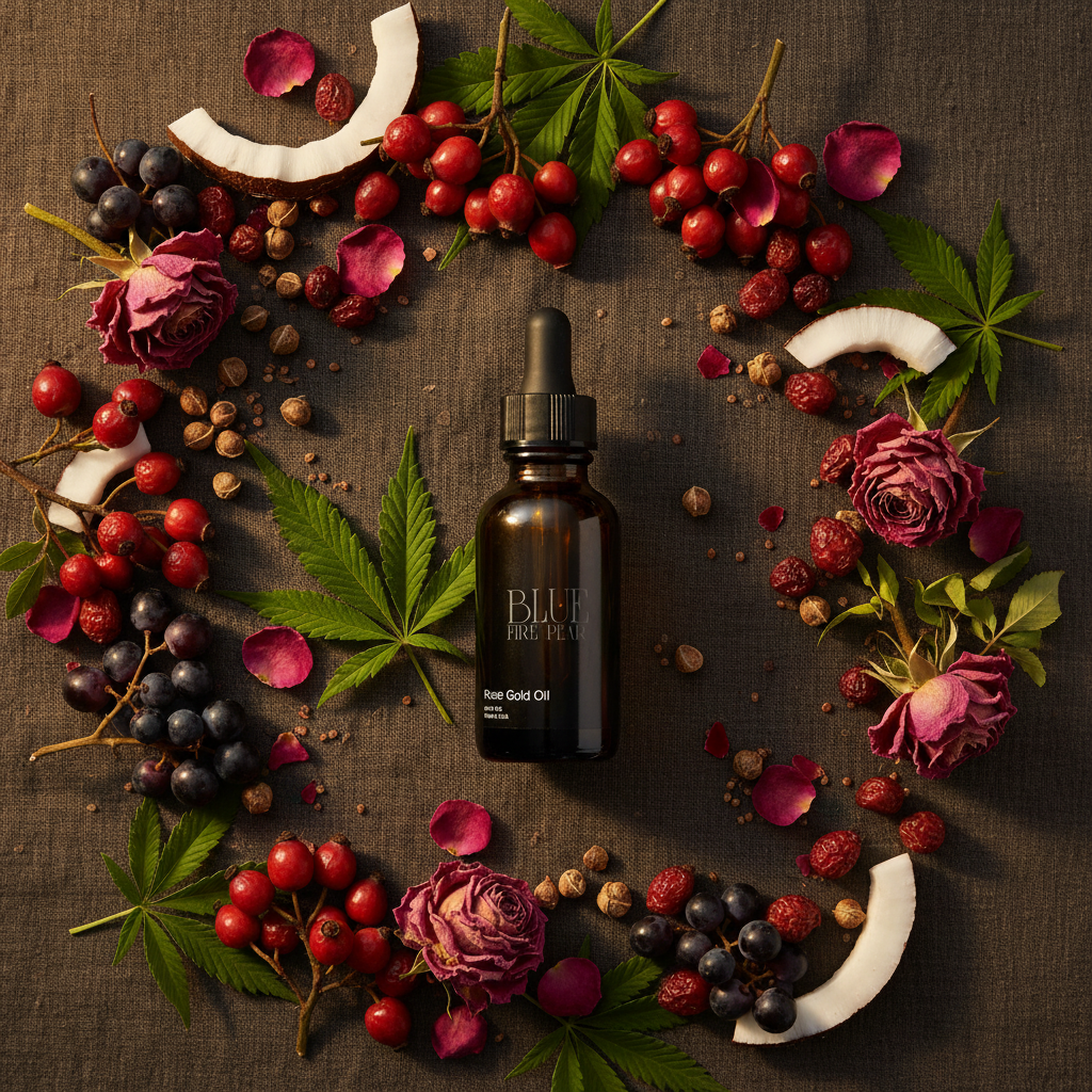 Rosehip Anti-Aging Facial Oil | 9 Plant-Based Oils - Premium Skin Care from Blue Fire Pear - Just $23! Shop now at Blue Fire Pear
