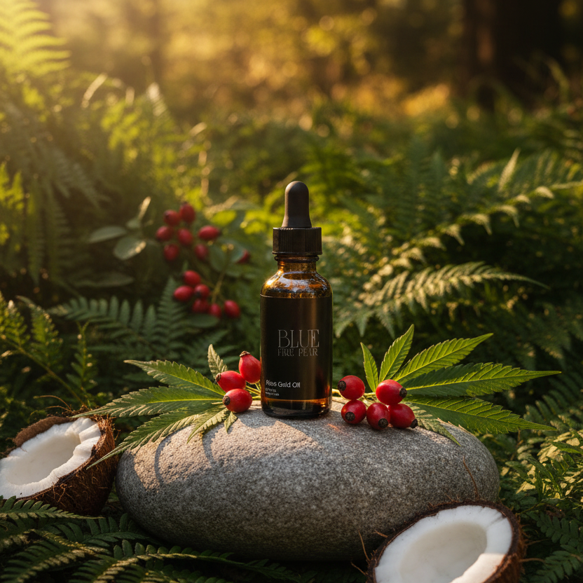 Rosehip Anti-Aging Facial Oil | 9 Plant-Based Oils - Premium Skin Care from Blue Fire Pear - Just $23! Shop now at Blue Fire Pear