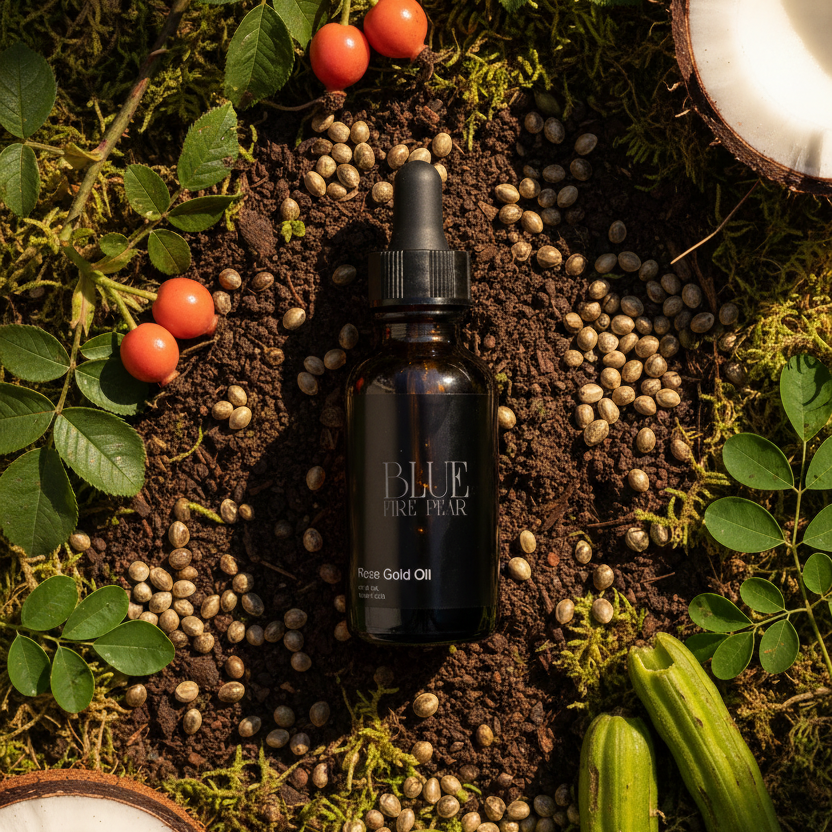Rosehip Anti-Aging Facial Oil | 9 Plant-Based Oils - Premium Skin Care from Blue Fire Pear - Just $23! Shop now at Blue Fire Pear