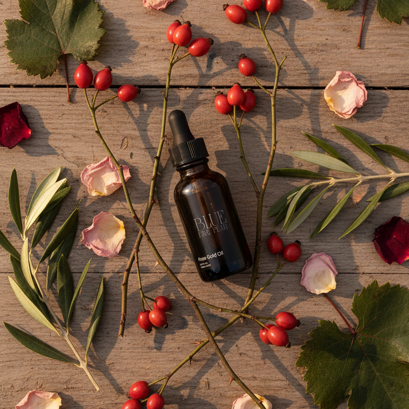 Rosehip Anti-Aging Facial Oil | 9 Plant-Based Oils - Premium Skin Care from Blue Fire Pear - Just $23! Shop now at Blue Fire Pear