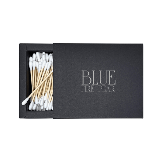 Biodegradable Cotton Swab Box - Blue Fire Pear
